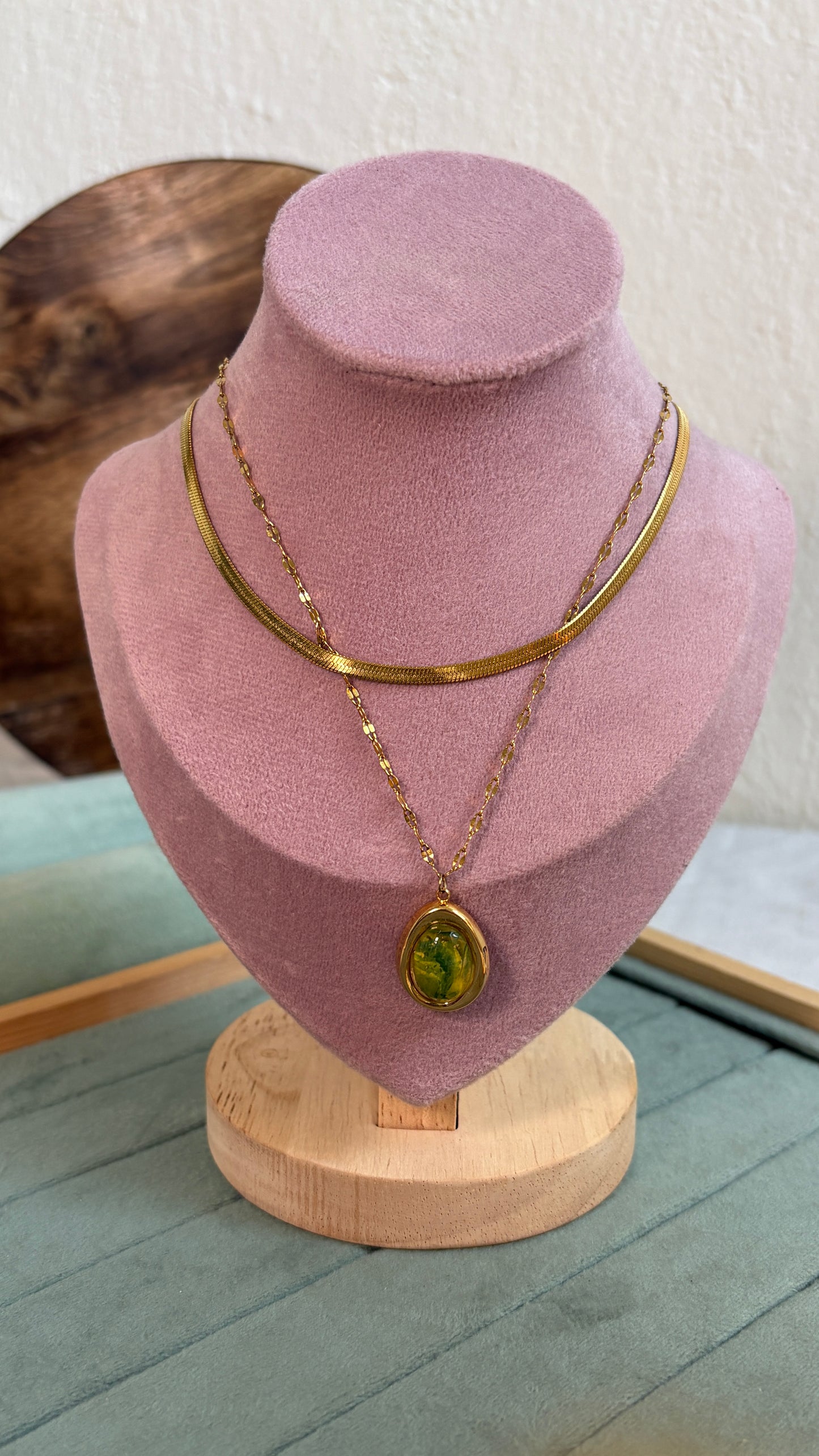 Anti Tarnish Double layer Necklace