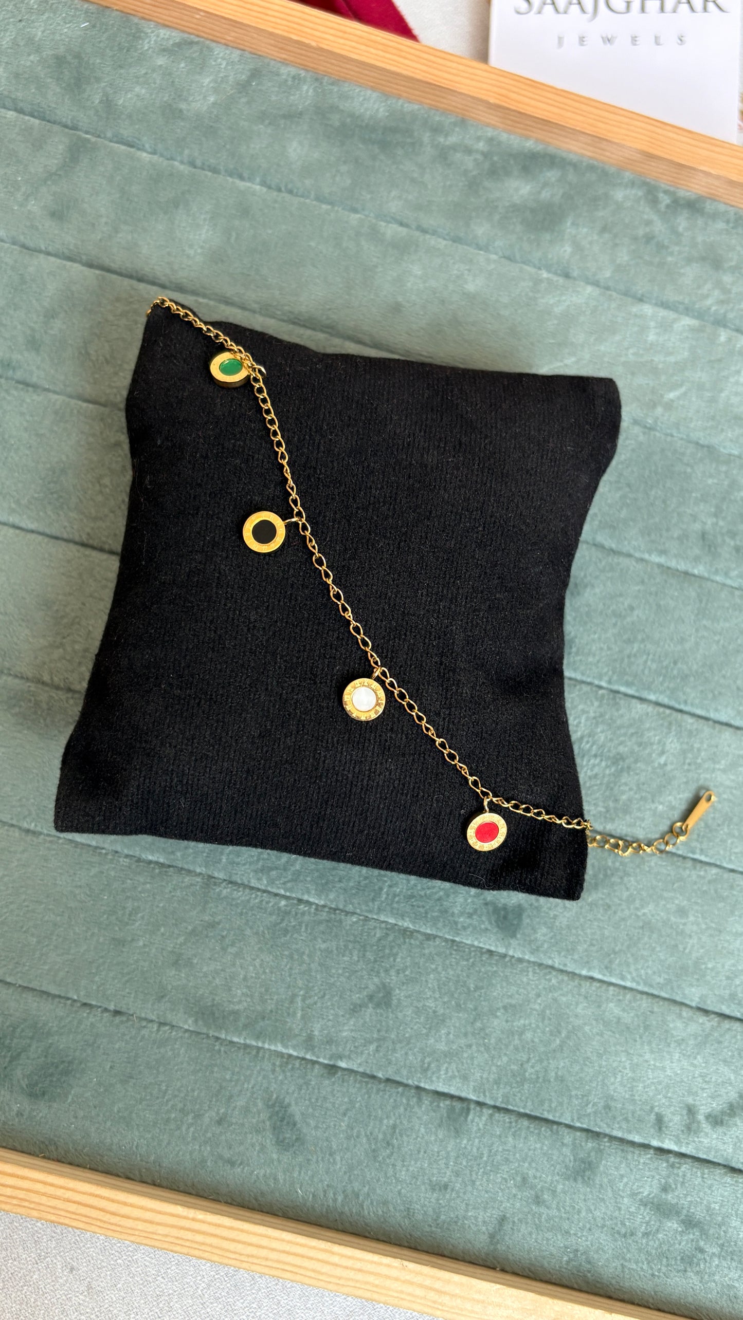Multicolor Chain Bracelet