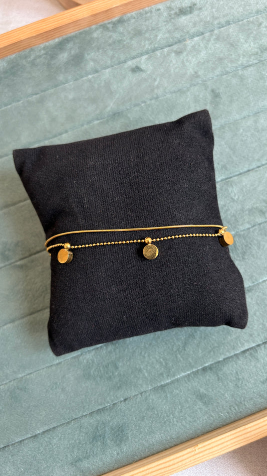 Double layer Chain Bracelet