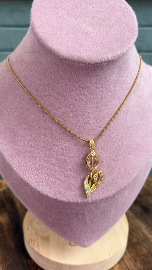 Tulip Pendant Chain