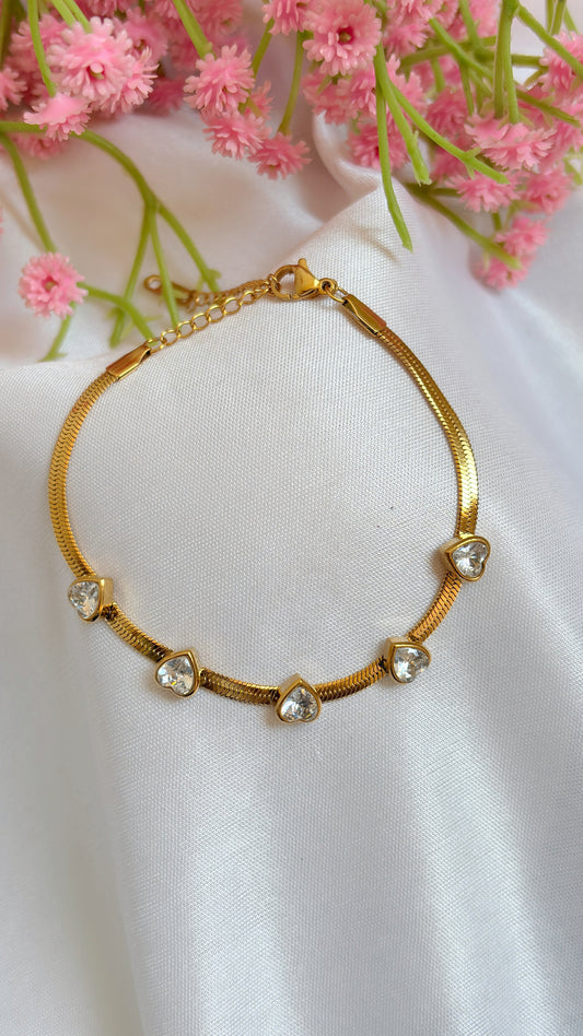 Heart Stone bracelet