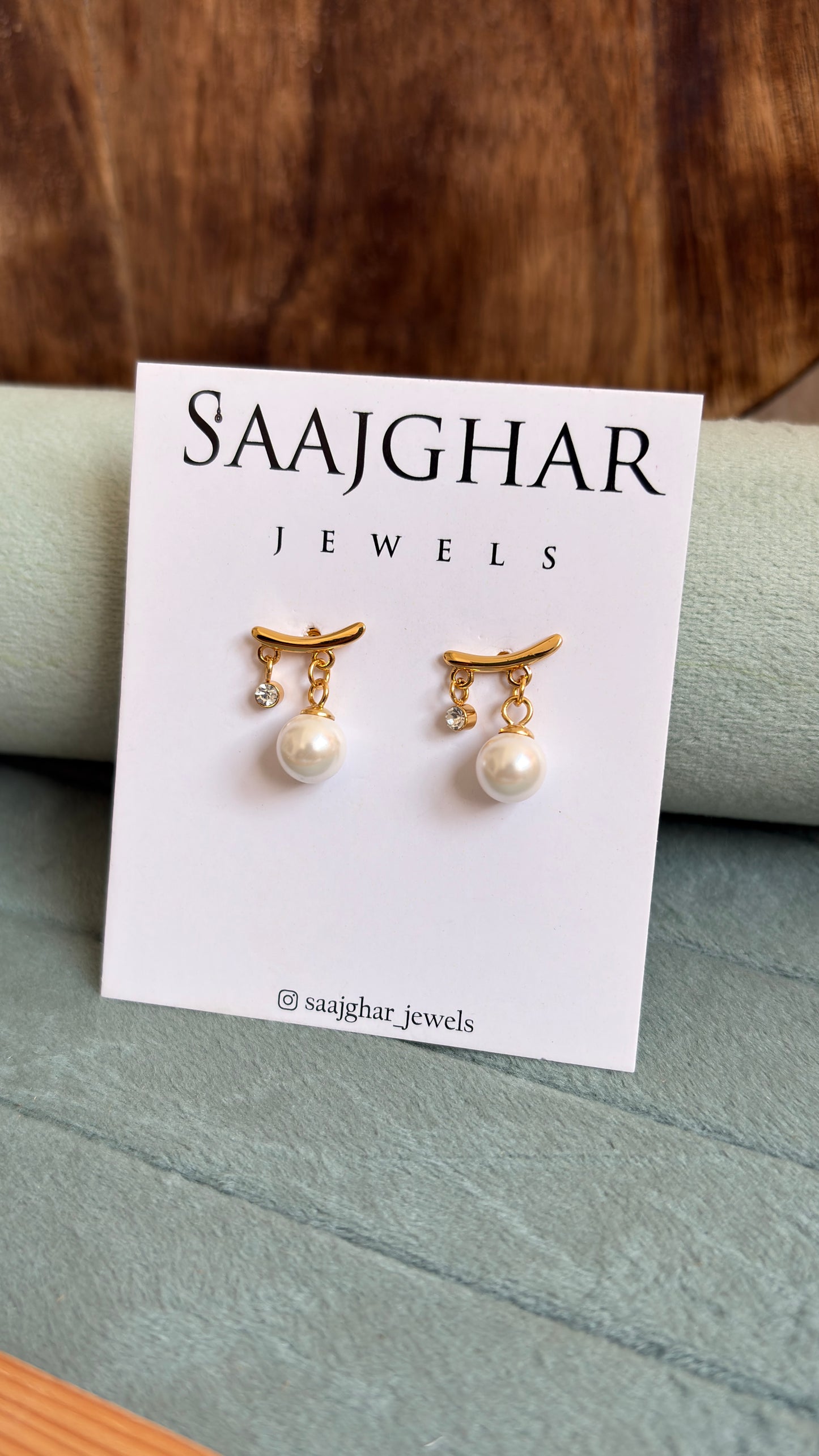 Pearl earrings