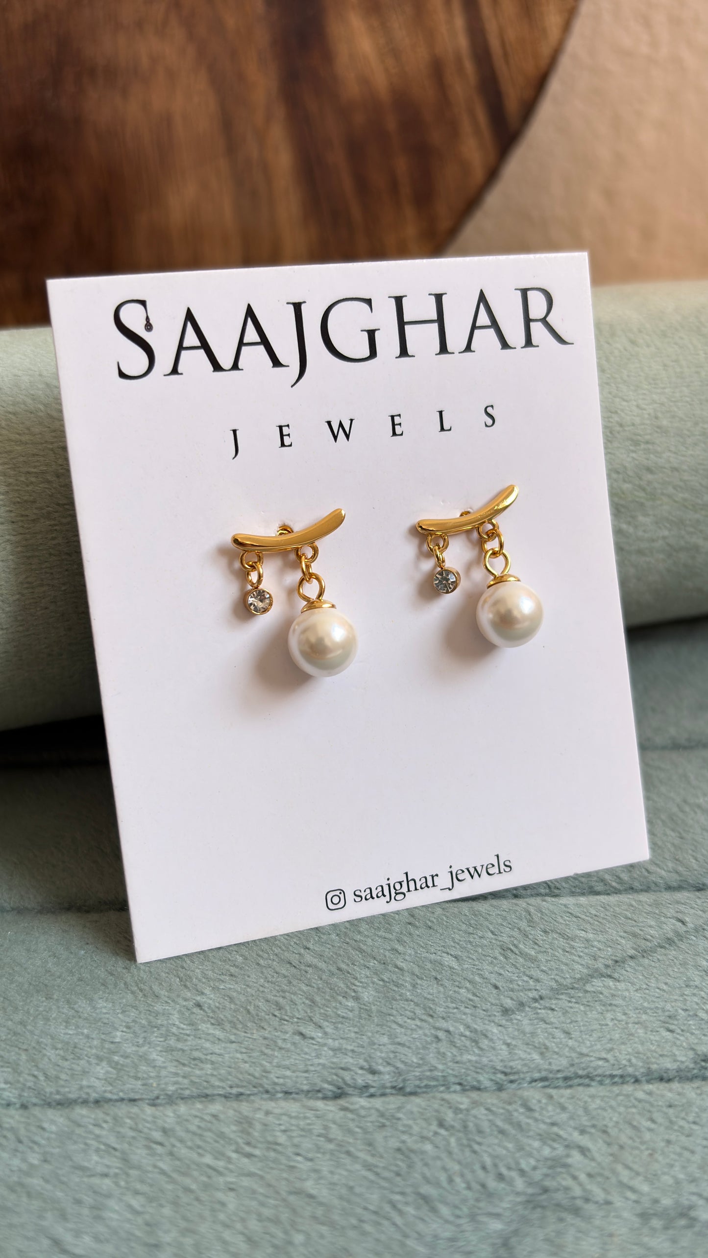 Pearl earrings