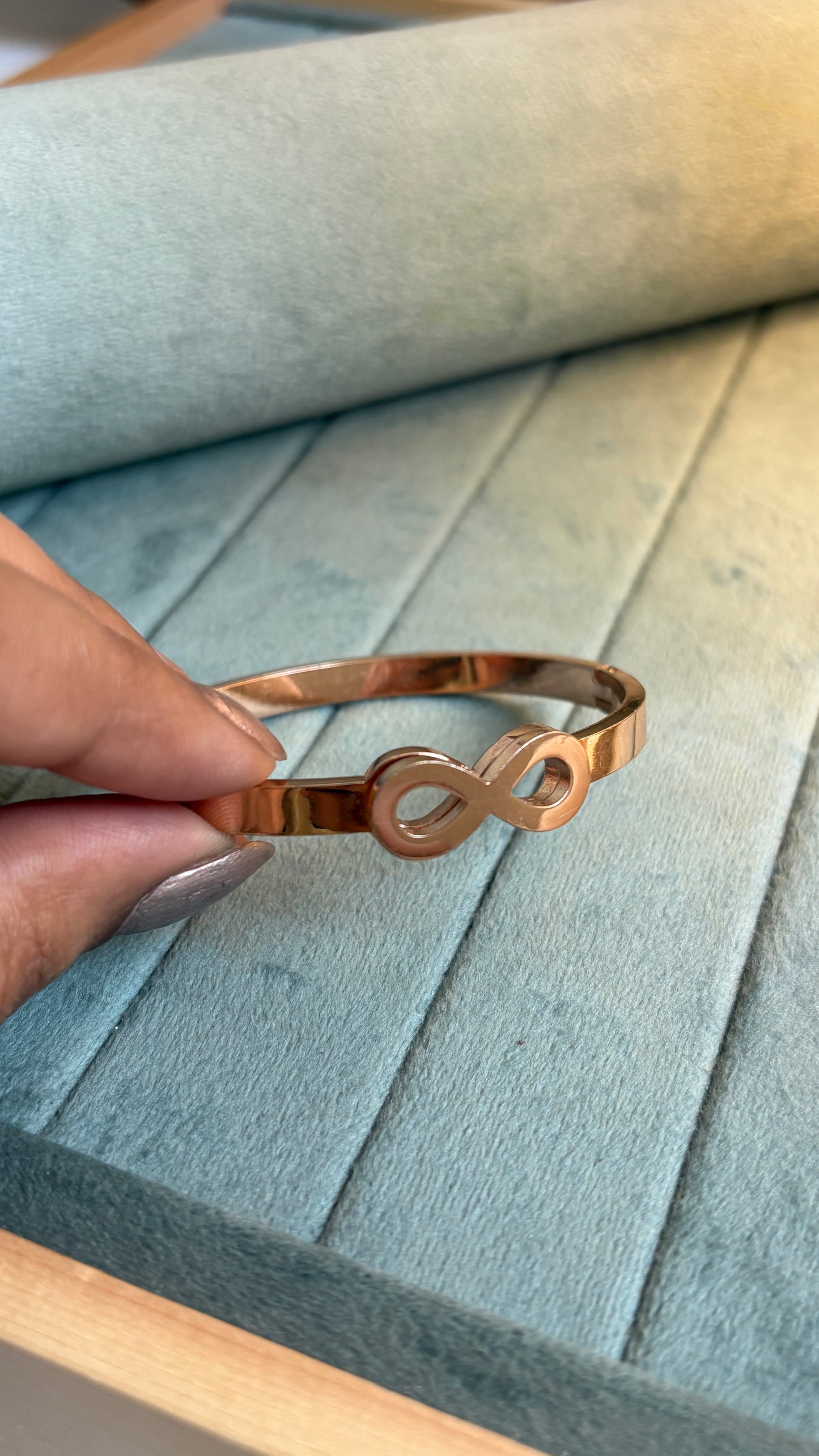 ROSE GOLD for thin wrist hand Kada