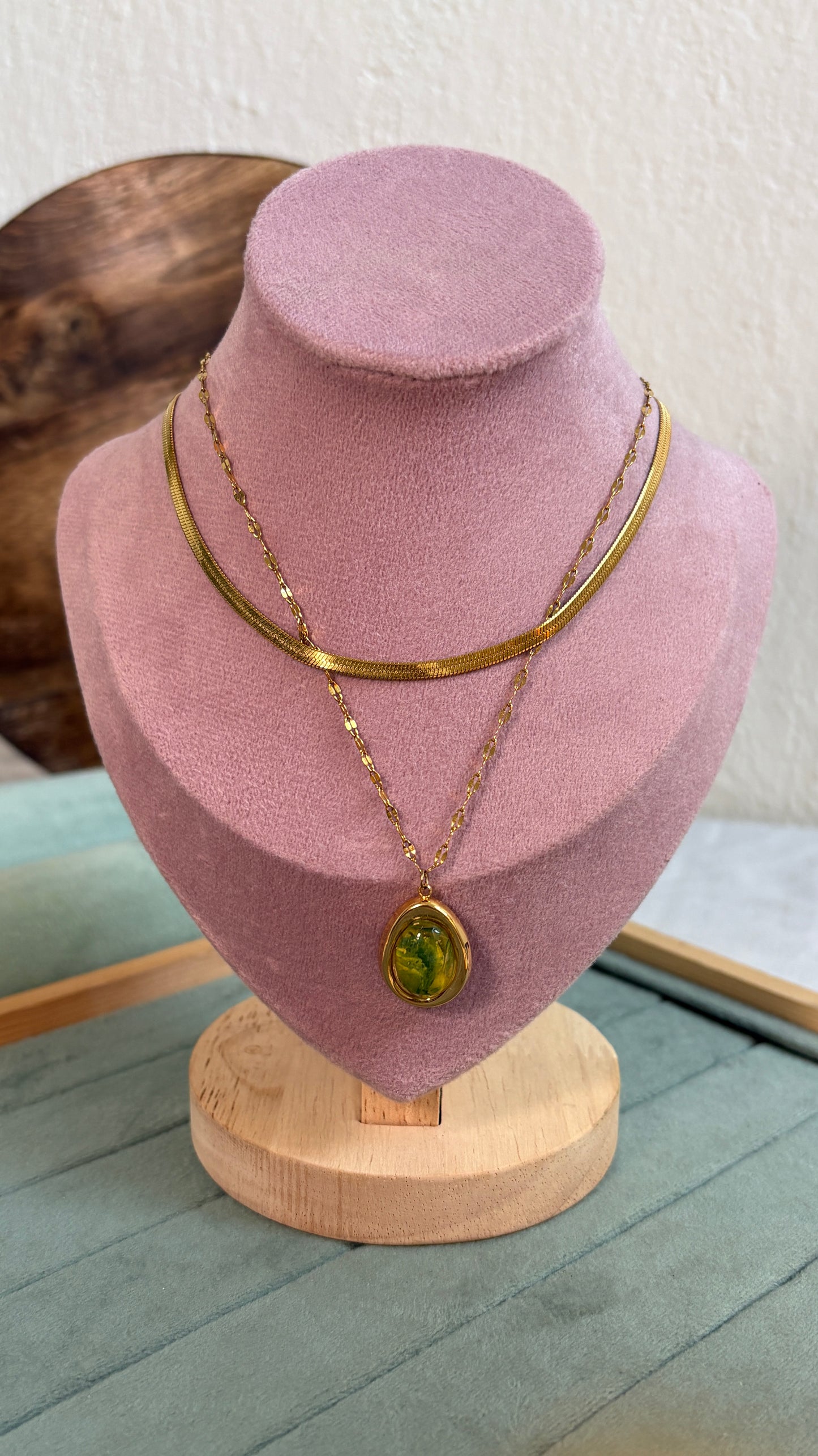 Anti Tarnish Double layer Necklace